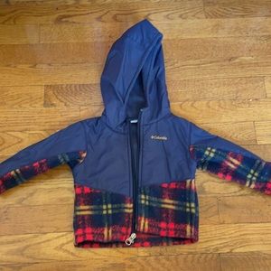 Baby 6-12 month coat jacket Columbia full zip with hood